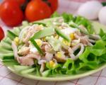 Dietary salads: how to properly prepare food for those losing weight