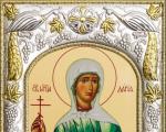 Christian icon of Saint Daria St. Martyr Daria icon